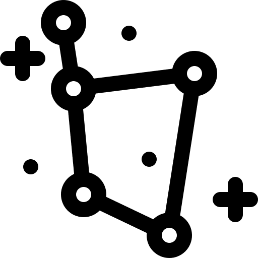 Crow astronomy science crow icon