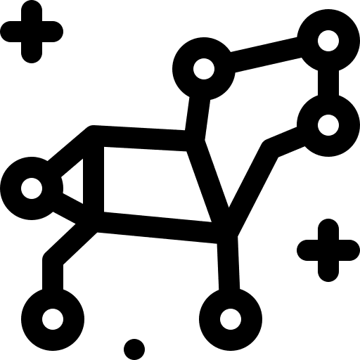 Leo science zodiac astronomy icon