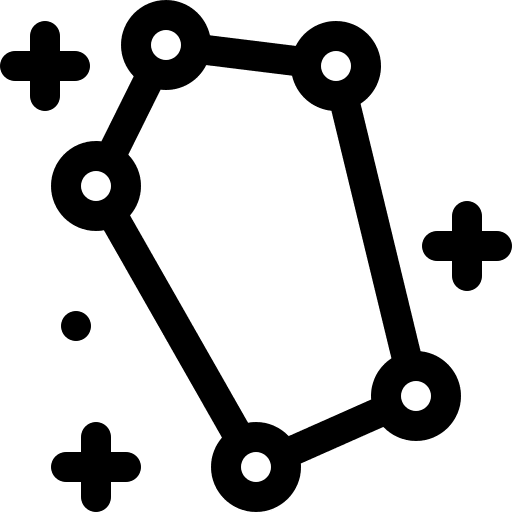 Auriga star constellation miscellaneous icon