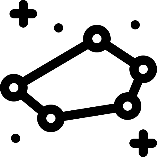 Tucana universe science constellation icon