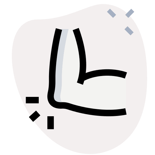 Elbow medical ache health icon