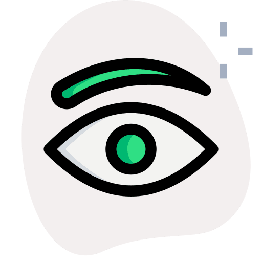 Eyebrow human body medical eyebrow icon