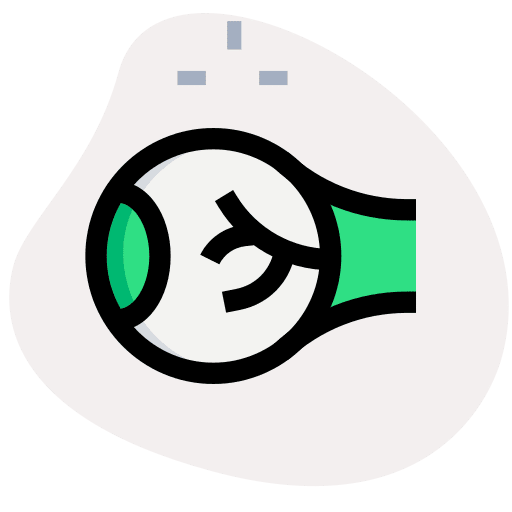 Retinal healthcare and medical ophtalmology retinal icon