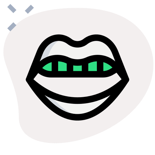 Mouth anatomy lips mouth icon