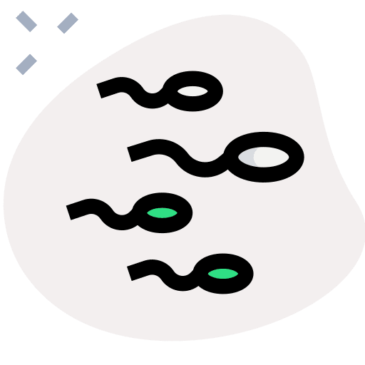 Sperm life nature healthcare and medical icon