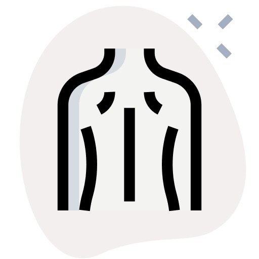 Back back sickness healthcare and medical icon