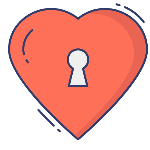 Heart love love and romance favorite icon