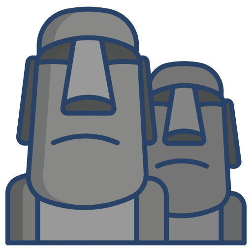 Moai easter island cultures architecture and city icon