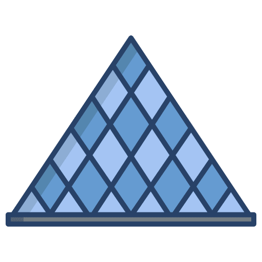 Louvre pyramid landmark paris architecture and city icon