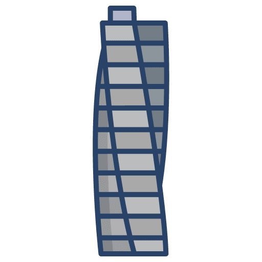 Turning torso architectonic architecture and city monument icon