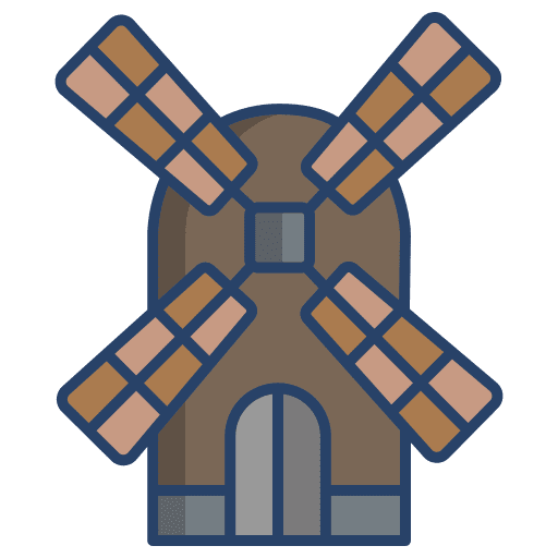 Kinderdijk windmills kinderdijk windmills windmill monument icon