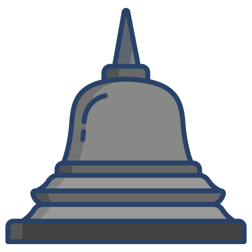 Borobudur monuments borobudur landmark icon