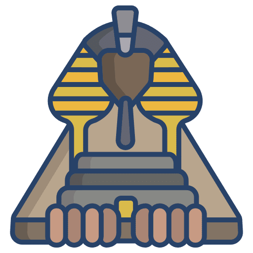 Sphinx egypt monuments architecture and city icon
