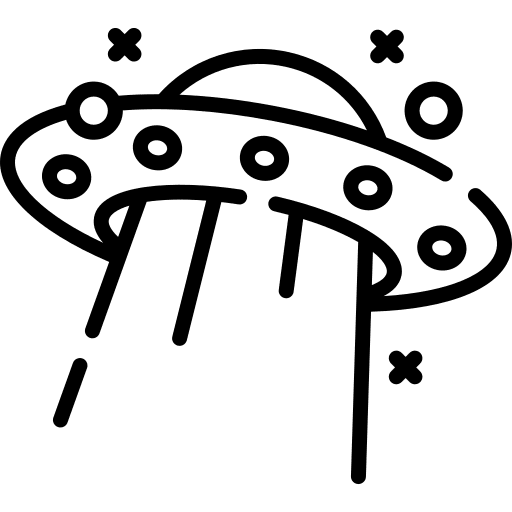 Ufo science fiction astronomy ufo icon