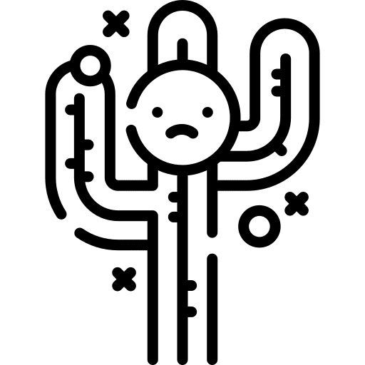 Cactus nature cactus farming and gardening icon