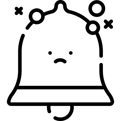 Notification bell notification empty state icon
