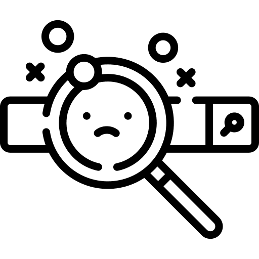 Search graph bar content icon