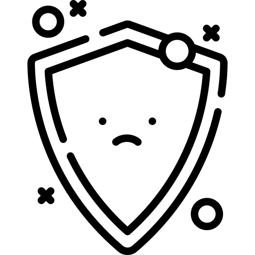 Shield safety technology shield icon