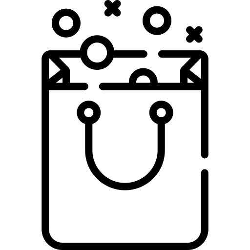 Shopping bag bag supermarket shopper icon