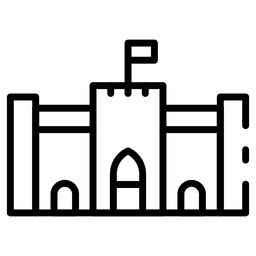 Castle monument building castle icon