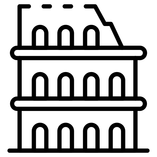 Colosseum monument rome colosseum icon