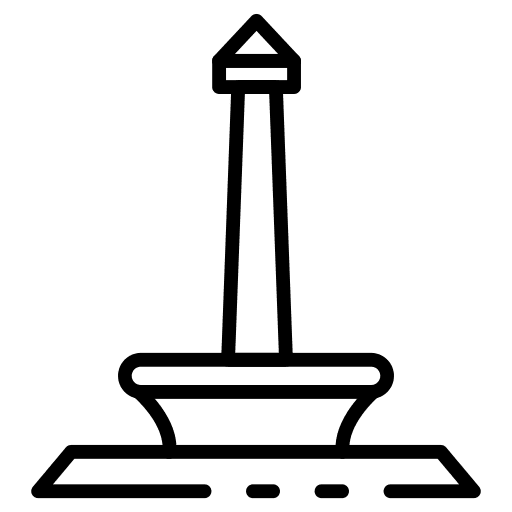 Jakarta monument architecture and city building icon