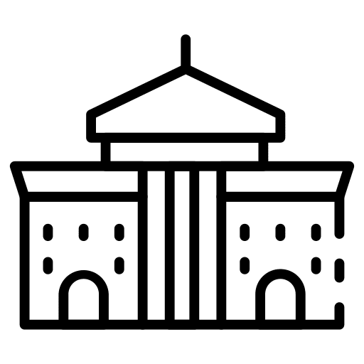 Building architecture and city architecture landmark icon