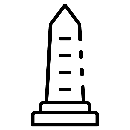 Landmark monument landmark building icon