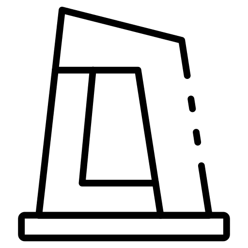 Monument art and design building monument icon