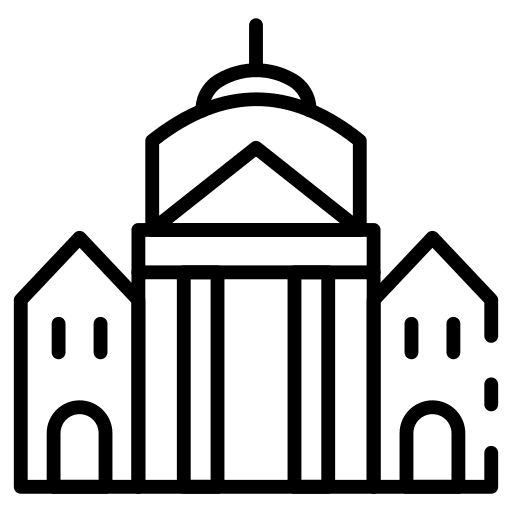 Building monument building landmark icon