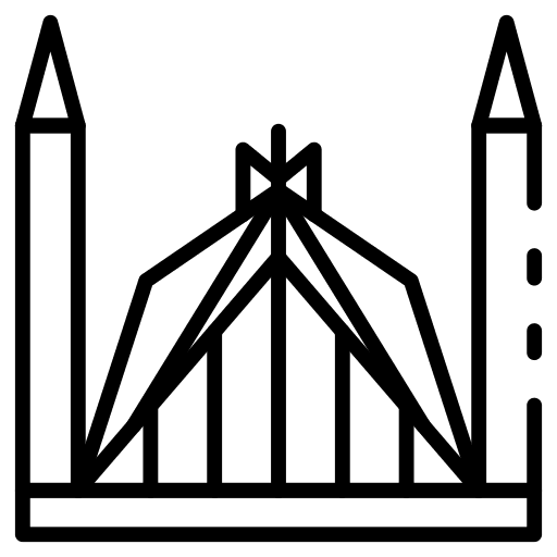 Faisal mosque architecture and city mosque faisal mosque icon