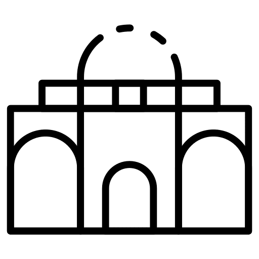 Landmark monument architecture landmark icon