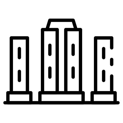 Monument landmark building architecture icon