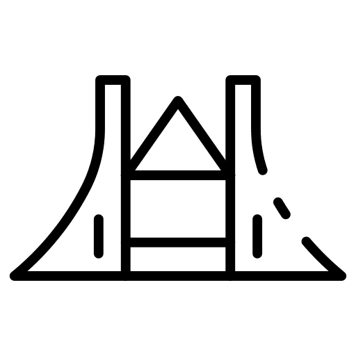 Building monument architecture and city place icon