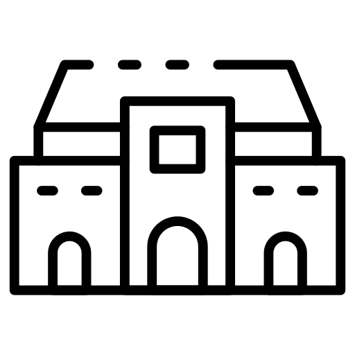 Building place architecture and city monument icon