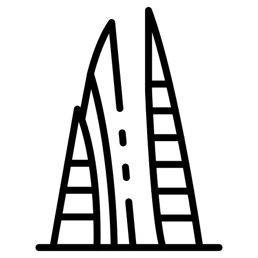 Monument building landmark place icon