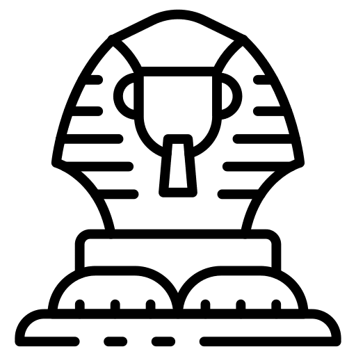 Sphinx egypt monument architecture and city icon