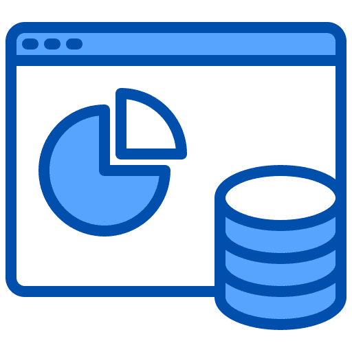 Browser browser seo and web pie chart icon