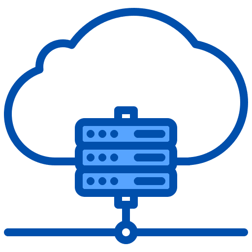 Cloud jotta cloud internet server icon