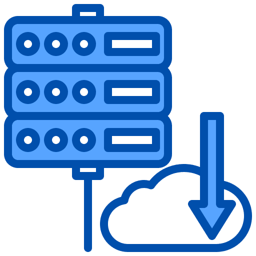 Server cloud computing cloud web icon