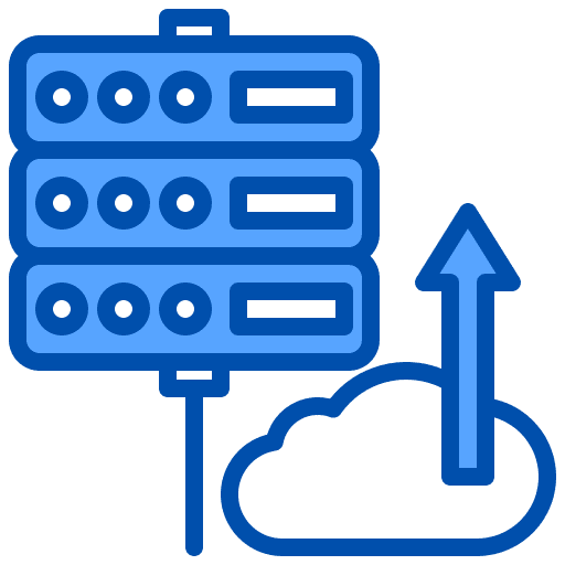 Server hosting web hosting web icon