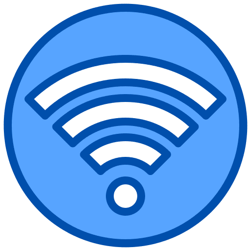 Wifi hosting cloud provider icon