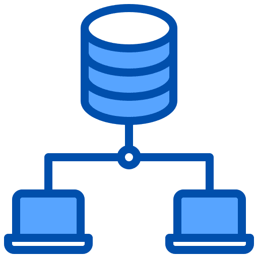 Database server database network icon