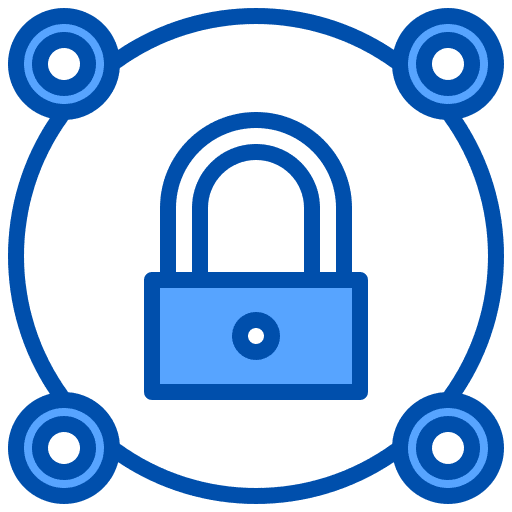 Firewall padlock web security webpage icon
