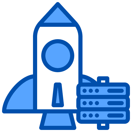 Hosting seo and web website hosting icon