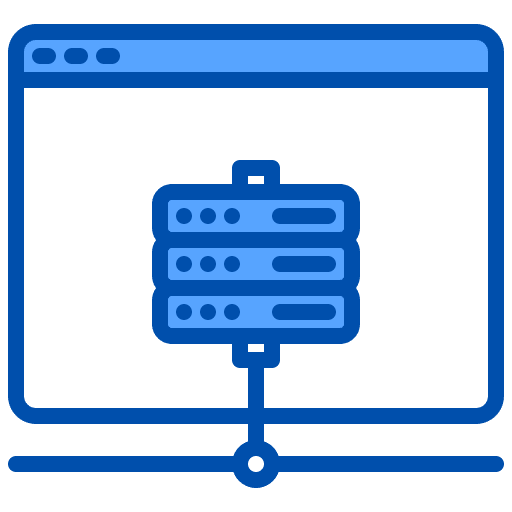 Website browser web hosting web development icon