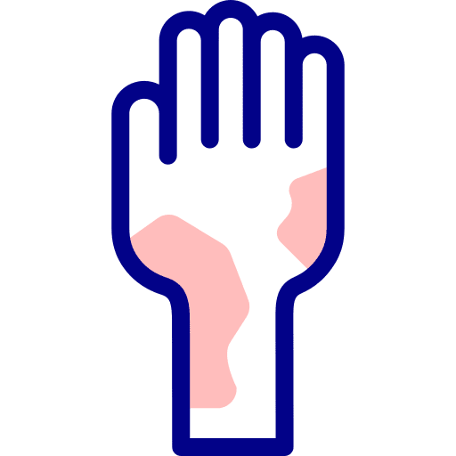 Eczema reaction dermatitis cracked skin icon