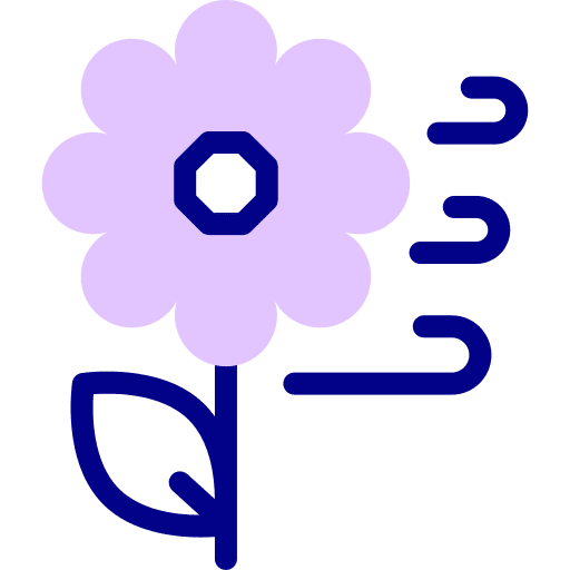 Flower plant allergy nature icon