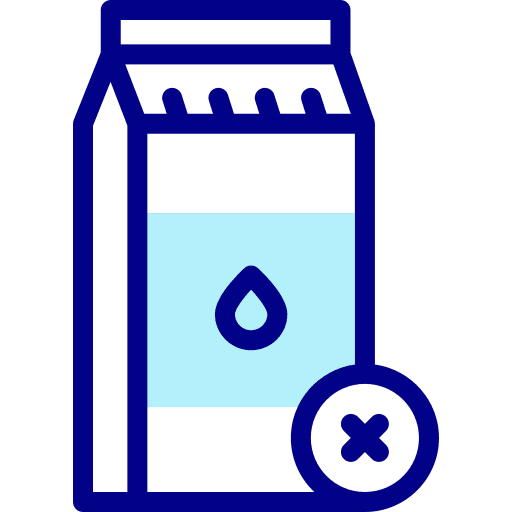 Lactose intolerant lactose intolerant food and restaurant beverage icon