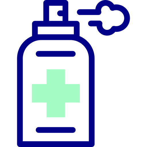 Spray healthcare and medical medicine spray icon